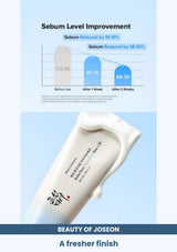 Beauty of Joseon Relief Sun Aqua-Fresh: Rice + B5 SPF50+ PA++++: A fresher finish.