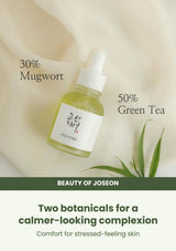 Beauty of Joseon Calming Serum: Green Tea + Panthenol: green tea + mugwort — Two botanicals for a calmer-looking complexion.
