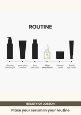 Beauty of Joseon Glow Deep Serum: Rice + Alpha-Arbutin: Place your serum in your routine.