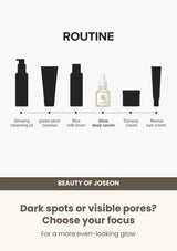 Beauty of Joseon Glow Deep Serum: Rice + Alpha-Arbutin: serum comparison — Dark spots or visible pores? Choose your focus.