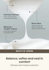 Beauty of Joseon Dynasty Cream: niacinamide + squalane — Balance, soften and seal in comfort.