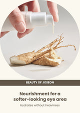 Beauty of Joseon Revive Eye Serum: Ginseng + Retinal: ginseng + moisture — Nourishment for a softer-looking eye area.