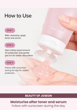 Beauty of Joseon Red Bean Water Gel: Moisturise after toner and serum.