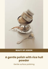Beauty of Joseon Ground Rice and Honey Glow Mask: rice ingredients — A gentle polish with rice hull powder.
