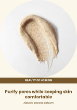 Beauty of Joseon Ground Rice and Honey Glow Mask: honey + clay — Purify pores while keeping skin comfortable.