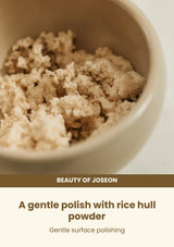 Beauty of Joseon Ground Rice and Honey Glow Mask: rice ingredients — A gentle polish with rice hull powder.