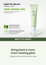 Beauty of Joseon Light On Serum: Centella + Vita C: brightening — Bring back a more even-looking glow.