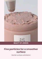 Beauty of Joseon Red Bean Refreshing Pore Mask: exfoliating texture — Fine particles for a smoother surface.