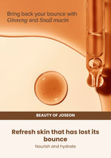 Beauty of Joseon Revive Serum: Ginseng + Snail Mucin: nourishment — Refresh skin that has lost its bounce.
