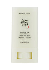Beauty of Joseon Matte Sun Stick: Mugwort + Camelia SPF50+ PA++++, 18g — exact purchasable product packshot.