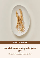 Beauty of Joseon Ginseng Moist Sun Serum SPF50+ PA++++: ginseng — Nourishment alongside your SPF.