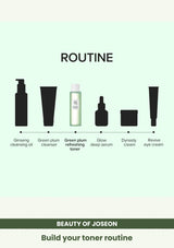 Beauty of Joseon Green Plum Refreshing Toner: AHA + BHA: Build your toner routine.