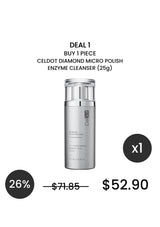 CelDot Diamond Micro Polish Enzyme Cleanser 25g Deal 1: buy 1 piece, S$52.90, usual S$71.85, save 26%