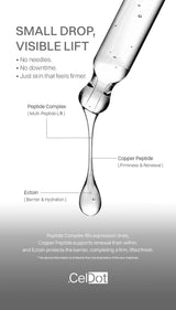 CelDot Liquid Lift Multi-Peptide Renewal Serum 35ml — Peptide Complex, Copper Peptide and Ectoin ingredient diagram