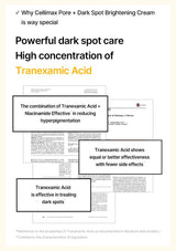 CELIMAX Pore + Dark Spot Brightening Cream — Why tranexamic acid belongs in the blend