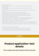 CELIMAX Pore + Dark Spot Brightening Cream — Product application-test details