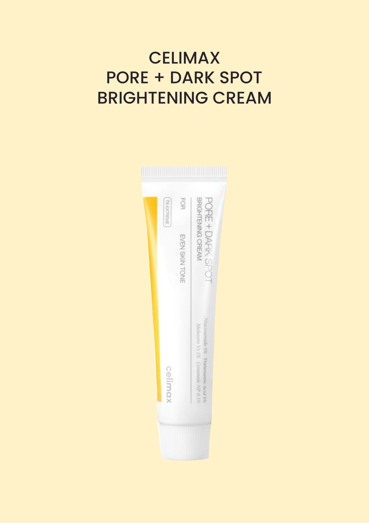 CELIMAX Pore+Dark Spot Brightening Cream 35ml — branded product main image