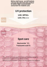CELIMAX Pore + Dark Spot Brightening Care Sunscreen — Protection at the surface, brightening care within