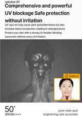CELIMAX Pore + Dark Spot Brightening Care Sunscreen — Comprehensive UVA and UVB protection