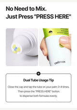 CELIMAX Retinal Shot Tightening Dual Cream — Press for both formulas
