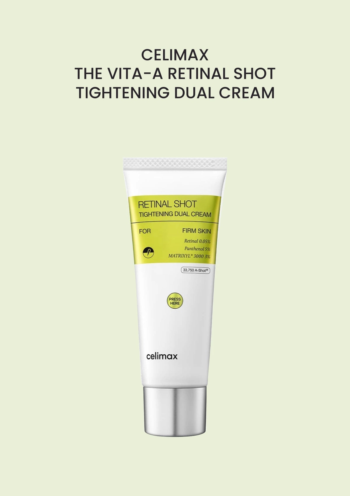 CELIMAX The Vita-A Retinal Shot Tightening Dual Cream 50ml — branded product main image