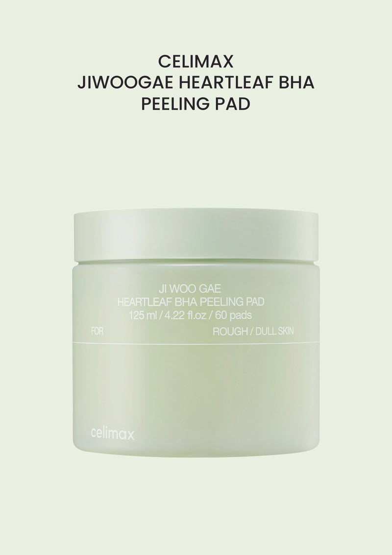 CELIMAX JIWOOGAE Heartleaf BHA Peeling Pad 60 pcs — branded product main image