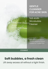 CELIMAX A low-pH cleanse for oily, troubled skin: Lift away excess oil without a tight finish.