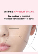 CELIMAX Oil Control Mattifying Sun Stick — Blur the look of pores as you glide — complete visual 1