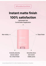 CELIMAX Oil Control Mattifying Sun Stick — A lightweight finish users noticed