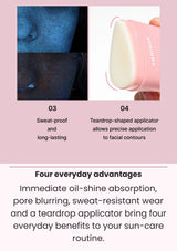 CELIMAX Oil Control Mattifying Sun Stick — Shine control, smoothness and easy coverage — complete visual 2