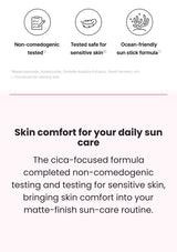 CELIMAX Oil Control Mattifying Sun Stick — Designed with skin comfort in mind