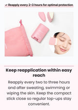 CELIMAX Oil Control Mattifying Sun Stick — Keep reapplication within easy reach