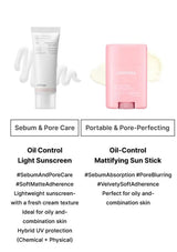 CELIMAX Oil Control Mattifying Sun Stick — Choose your preferred oil-control format