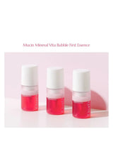 Three authentic CLEARDEA Mucin Mineral Vita Bubble First Essence bottles