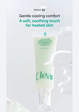 CLEARDEA Minari Deep Cool Soothing Cream tube and gentle cooling texture