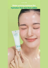 CLEARDEA water-priming moisture film with the original model and cream photograph