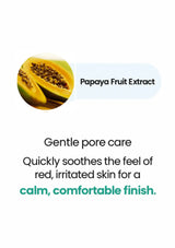 Papaya fruit extract in CLEARDEA Minari Deep Cool Soothing Cream for gentle, comfortable pore care
