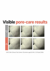CLEARDEA Mucin Collagen EGF Fitting Mask: clinical pore photos