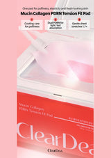 CLEARDEA Mucin Collagen PDRN Tension Fit Pad: cooling care, dual PDRN and a sheet that stretches 1.7 times