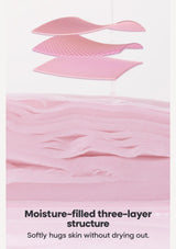 Moisture-filled three-layer CLEARDEA PDRN pad structure