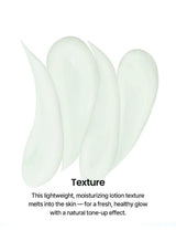 Lightweight moisturizing lotion texture melts into skin for a fresh healthy glow