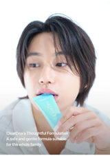 CLEARDEA gentle formulation shown with the blue sunscreen tube