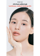 CLEARDEA Mucin Skin Tinted Base luminous finish on skin