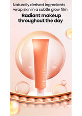 CLEARDEA tinted-base tube with a subtle glow-film illustration
