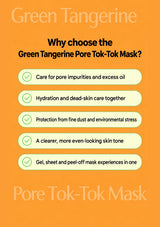 CLEARDEA Green Tangerine Pore Tok-Tok Mask: five reasons