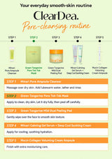 CLEARDEA Green Tangerine Pore Tok-Tok Mask: complete pore routine
