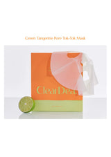 CLEARDEA Green Tangerine Pore Tok-Tok Mask: product still life