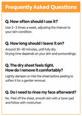 CLEARDEA Green Tangerine Pore Tok-Tok Mask: faq complete