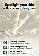 CLEARDEA care for elasticity and volume, focused brightening and barrier refresh