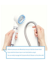 Puresome Brush Shower flow-pressure guidance